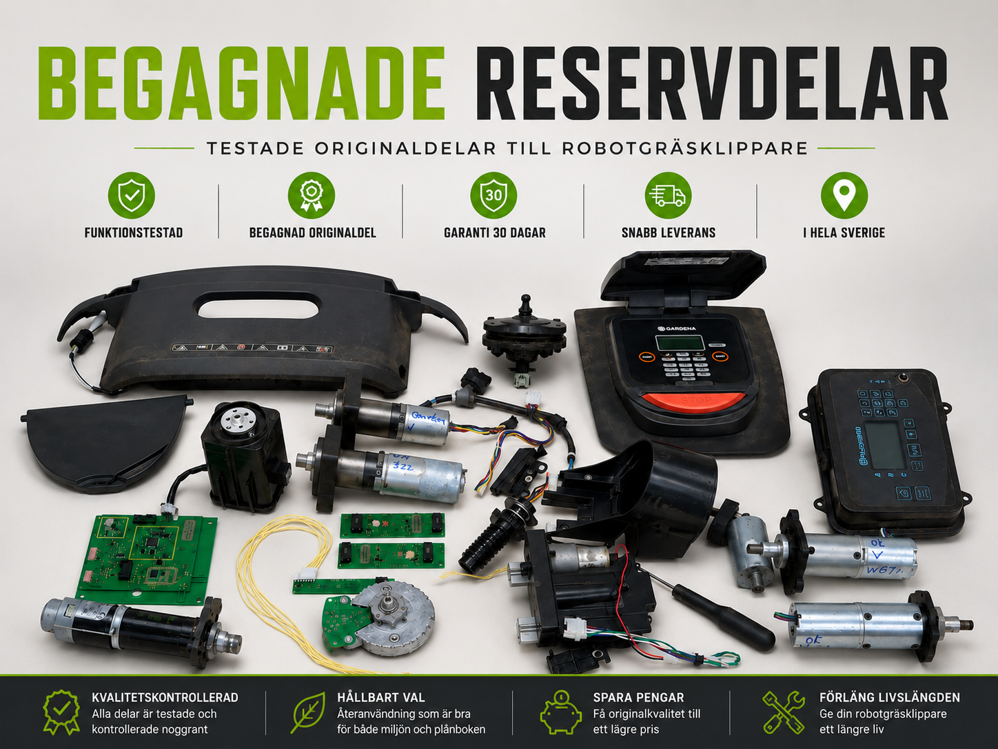 Begagnade reservdelar