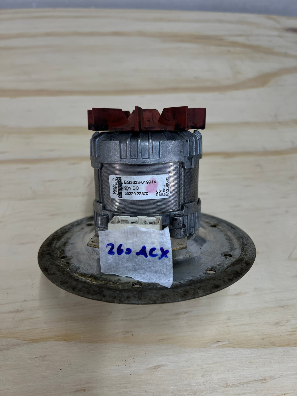 Husqvarna Automower 260ACX Klippmotor 20V DC – Originaldel